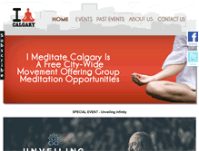 Tablet Screenshot of imeditatecalgary.org